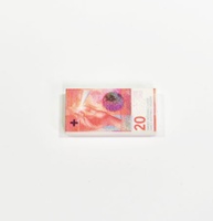 Tile 1 x 2 with Groove с изображением "Швейцарский франк 20"