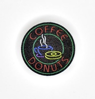 Tile 2x2 круглый с изображением "Coffee Donuts"