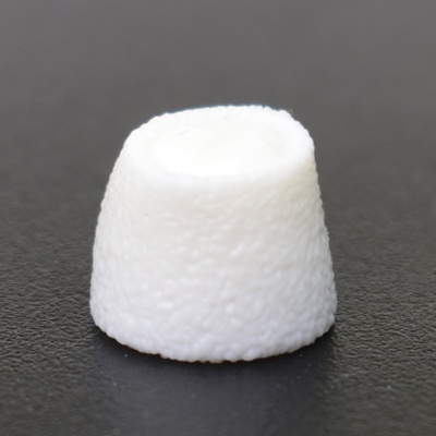 Папаха высокая белая. для лего фигурок