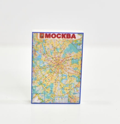 Tile 2 x 3 с изображением плакат "Карта Москвы"