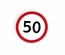Tile 2 x 2 round дорожный знак Ограничение максимальной скорости