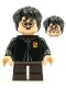 Harry Potter, Black Torso Gryffindor Robe, Dark Brown Short Legs (hp247)