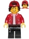 Jack Davids - Red Jacket with Backwards Cap &#40;Large Smile with Teeth / Angry&#41; (hs052)