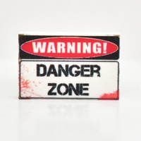 Tile, 2 x 3 с изображением Warning Danger Zone