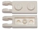 Hinge Plate 1 x 2 Locking with 2 Fingers on End and 9 Teeth without Bottom Groove (44302b)