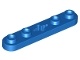 Technic, Plate 1 x 5 with Smooth Ends, 4 Studs and Center Axle Hole (32124 / 4112874)