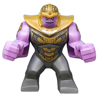 Thanos with Dark Bluish Gray Armor