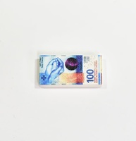 Tile 1 x 2 with Groove с изображением "Швейцарский франк 100"