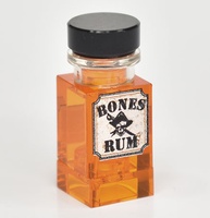 Бутылка из деталей "Bones Rum" с принтом на двух сторонах