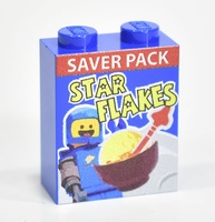 Brick 1x2x2 с изображением Star Flakes
