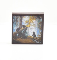Tile, 2 x 2  с принтом картины "Утро в сосновом лесу" 