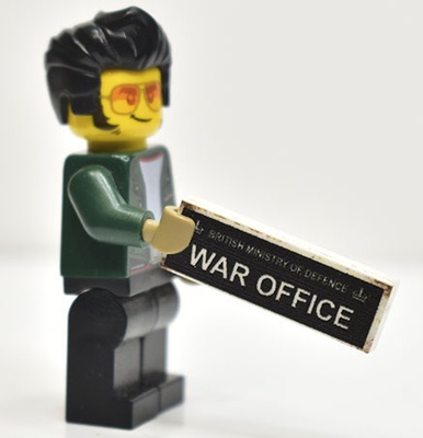 Tile, 1 x 3 С принтом "War Office"