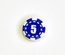 Tile round 1 x 1 с изображением "фишка для покера 5"