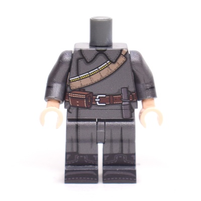 CW007 Красноармеец в шинели на период гражданской войны. Только тело и ноги. Совместим с лего