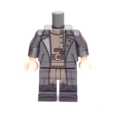 CW005 Солдат в расстегнутой шинели на период гражданской войны. Только тело и ноги. Совместим с лего