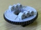 Technic Turntable Large Type 2, Complete Assembly with Black Outside Gear Section (48452cx1 / 4624645)