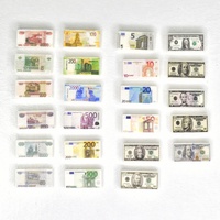 Деньги для лего города (рубли, доллары, евро), набор деталей 23 шт. не лего