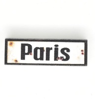 Tile 1x3 с надписью "Paris"