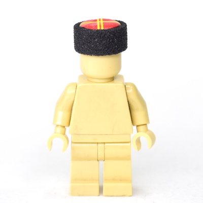 Кубанка, красный верх для лего фигурок G Brick Design