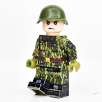 не лего Российский Солдат в камуфляже ВСР-93 "Барвиха" зимняя форма. G Brick Design