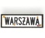 Tile 1x3 с надписью "Warzawa"