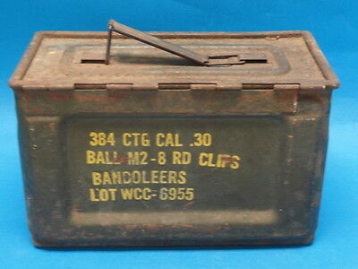 Ящик с патронами калибр 7,62x63 cal .30 времен WWII