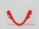 Plastic Windscreen with Red Border (67144)