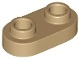 Plate, Modified 1 x 2 Rounded with 2 Open Studs