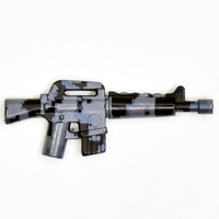 Штурмовая винтовка М16 черно-серый камуфляж