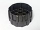 Wheel Hard Plastic, Treaded with 7 Pin Holes &#40;37mm D. x 22mm&#41;
