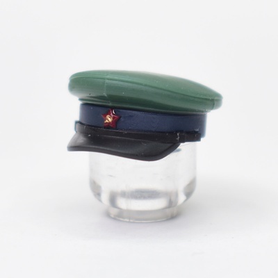 Фуражка пограничника РККА времен ВОВ для лего. G Brick Design