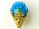 Bionicle Mask of Water &#40;Unity&#41; with Marbled Trans-Dark Blue Pattern