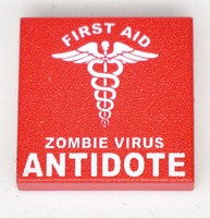 Tile 2 x 2 с изображением "Zombie virus antidote"