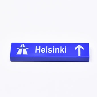Tile 1 x 4 с надписью "Helsinki"