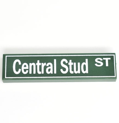 Tile 1 x 4 "Central Stud st"