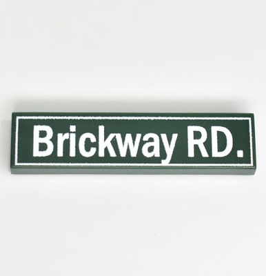 Tile 1 x 4 "Brickway RD"