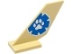 Tail Shuttle with Blue and White Wildlife Rescue Logo with Paw Print Pattern on Both Sides (6239pb104)