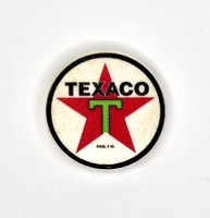 Tile, 2 x 2 Round С принтом "Texaco"