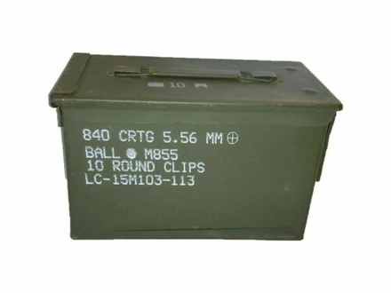 Ящик с патронами 5.56 mm M855