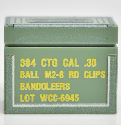 Ящик с патронами калибр 7,62x63 cal .30 времен WWII