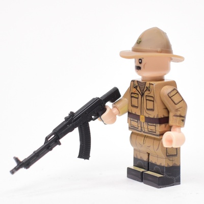 Российский пулемет модифицированный. Черный. Для фигурок лего