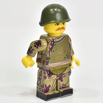 Советский лего солдат ШИСБр камуфляж "осенняя Амеба"/LEGO армия