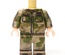 MS004 Российский Солдат в камуфляже мох. Только тело и ноги. Совместим с лего.