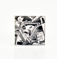 Tile, 2 x 2 с принтом картины Эшера "Относительность"