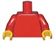 Torso Plain / Red Arms / Yellow Hands (973c02 / 4275872,4582740)