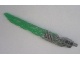 Bionicle Weapon Protector Sword with Marbled Bright Green Blade Pattern (24165pb03)