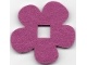 Felt Fabric 5 1/2 x 5 1/2 Flower Thick with Square Hole (66830 / 6290408)