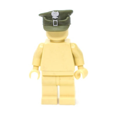 Рогатывка польская армии Людовой, орел обр 1918-39 Раскрашенная кокарда. Для фигурок ЛЕГО.