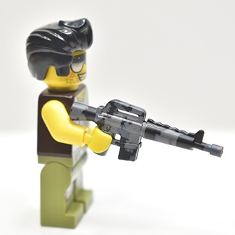 Штурмовая винтовка М16 черно-серый камуфляж