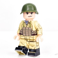 не лего Советский Солдат в форме Афганка с разгрузкой. G Brick Design